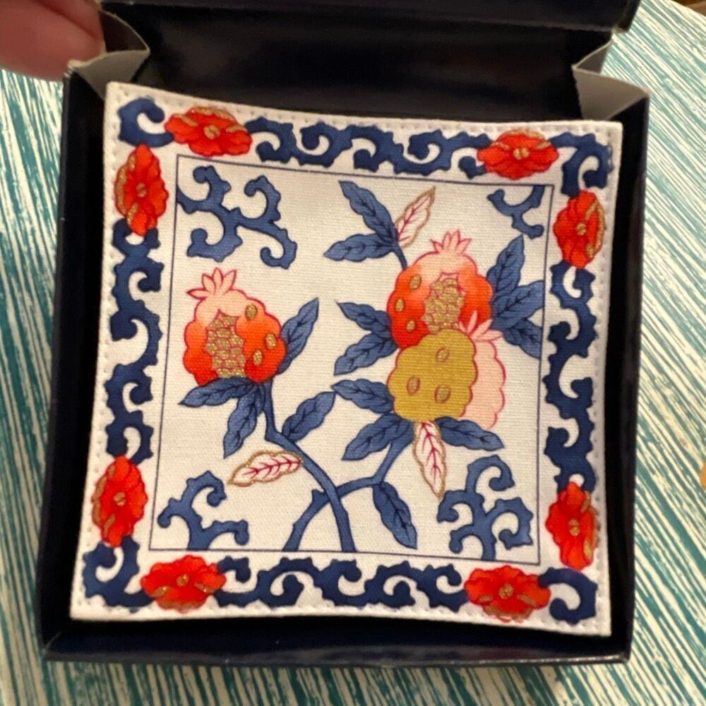 Gen Collection Japanese Vintage Floral Cloth Coasters
